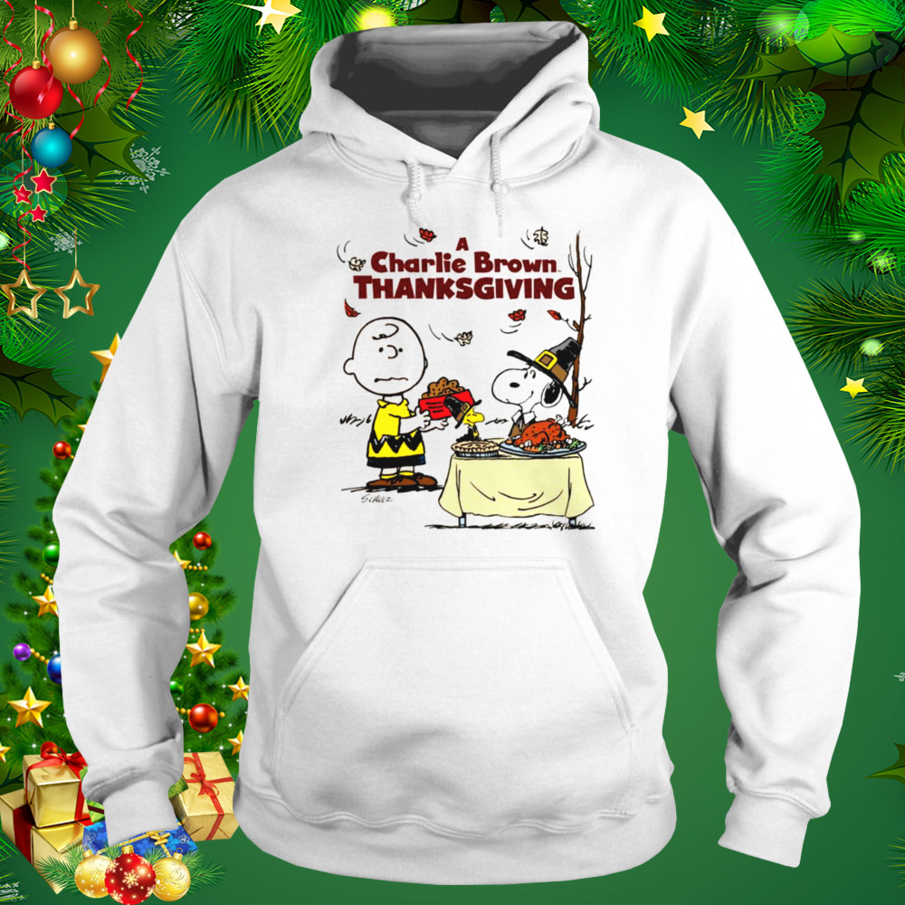 A Charlie Brown thanksgiving shirt 5 Hoodie shirt