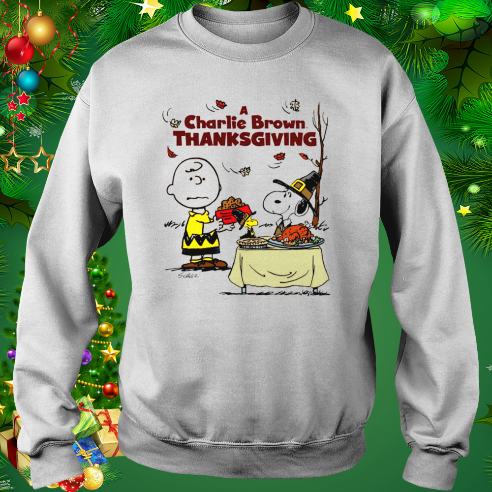A Charlie Brown thanksgiving shirt 4 Sweat shirt