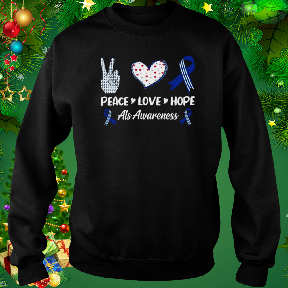 ALS Amyotrophic Lateral Sclerosis Awareness Shirt 4 Sweat tshirt