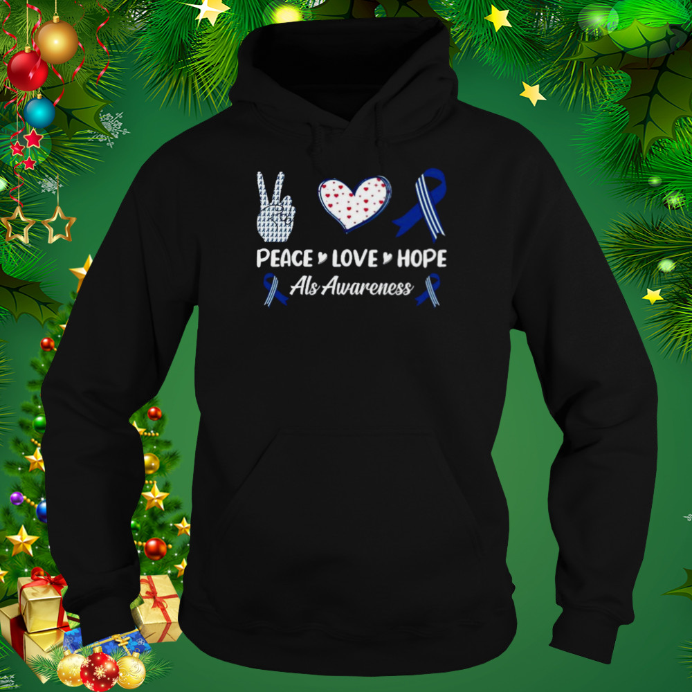 ALS Amyotrophic Lateral Sclerosis Awareness Shirt 5 Hoodie tshirt