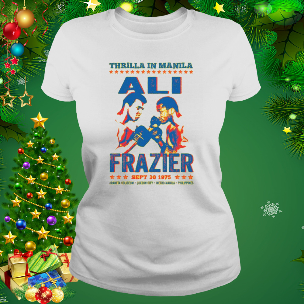 Ali Vs Frazier Thrilla In Manila Muhammad Ali shirt 2 Women's shirt