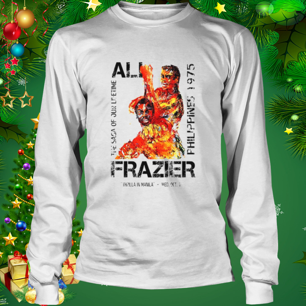 Ali Vs Frazier Thrilla In Manilla shirt 3 Longsleeve shirt