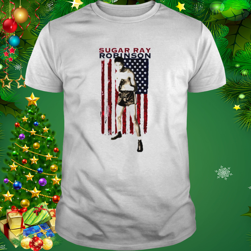 American Flag Sugar Ray Robinson shirt 1 Unisex shirt