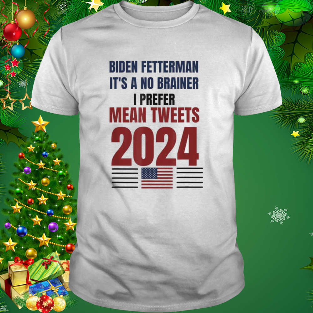 Anti Biden ,Biden Fetterman 2024 It’s A No Brainer Political Humor T-Shirt 1 Unisex shirt
