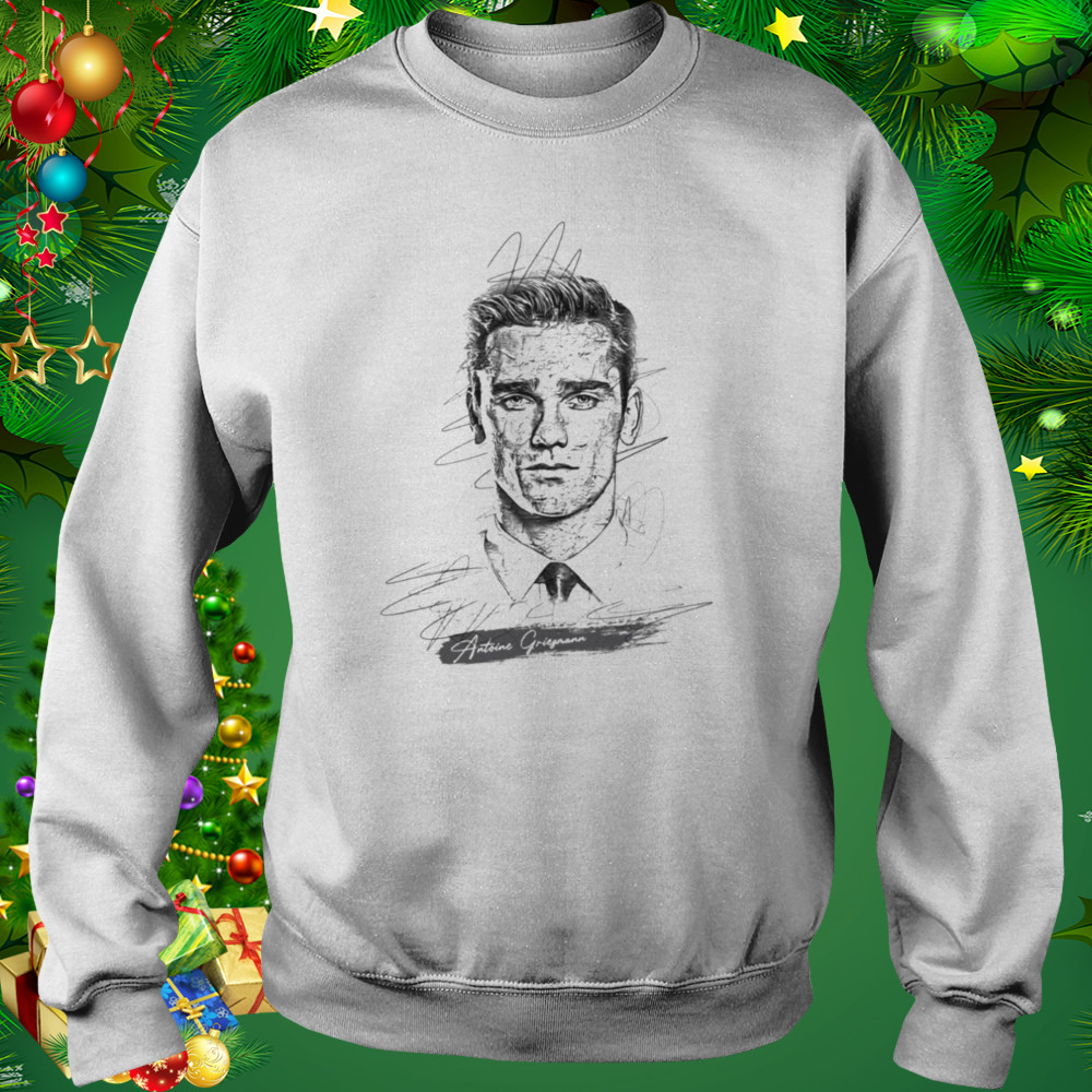 Antoine Griezmann Abstract Sketch Art Football shirt 4 Sweat shirt