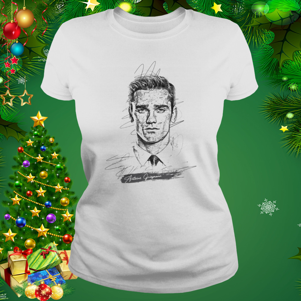 Antoine Griezmann Abstract Sketch Art Football shirt 2 Women's shirt
