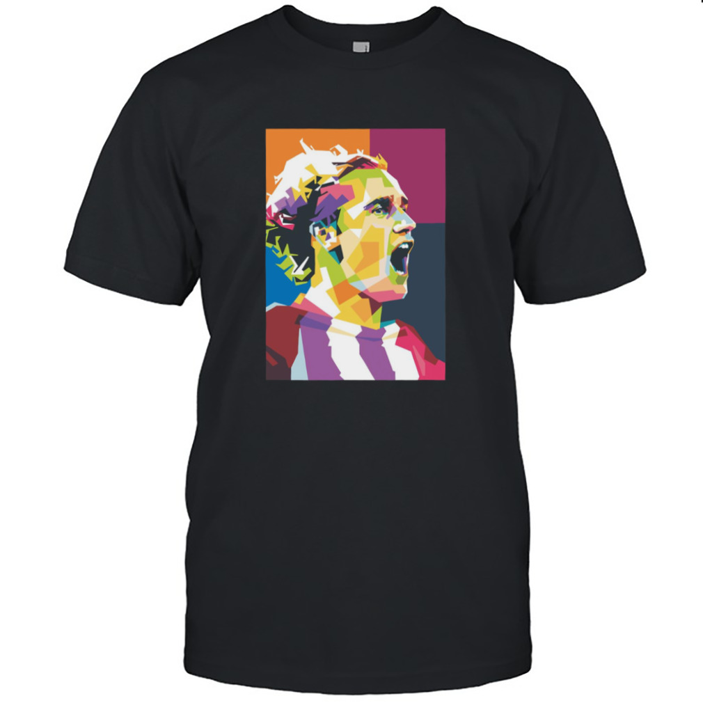Antoine Griezmann In Popart Portrait Style shirt