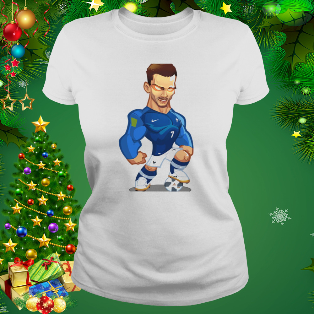 Antoine Griezmann Stepping On A Ball Chibi shirt 2 Women's shirt