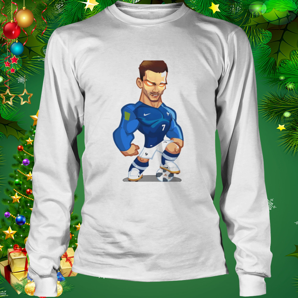 Antoine Griezmann Stepping On A Ball Chibi shirt 3 Longsleeve shirt