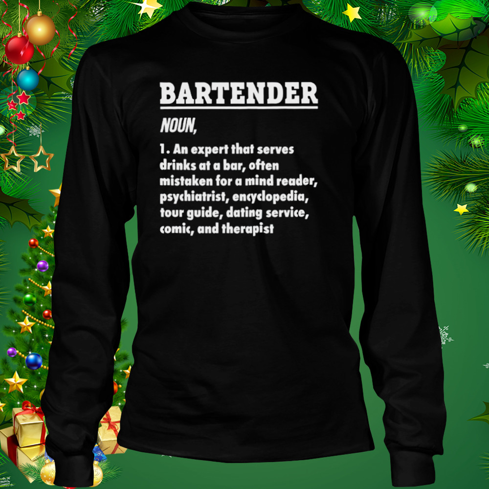 Bartender Shirt 3 Longsleeve tshirt