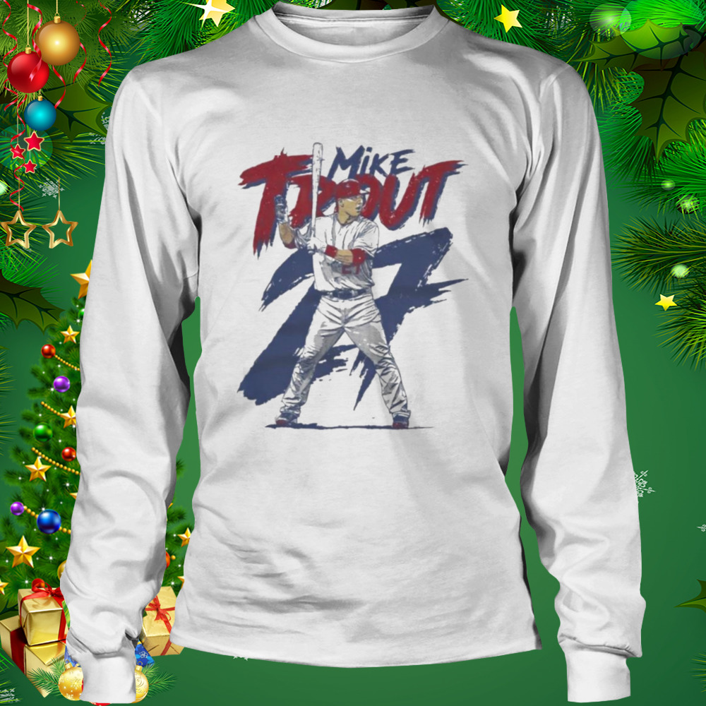 Baseball Mike Trout sports design t-shirt 3 Longsleeve shirt