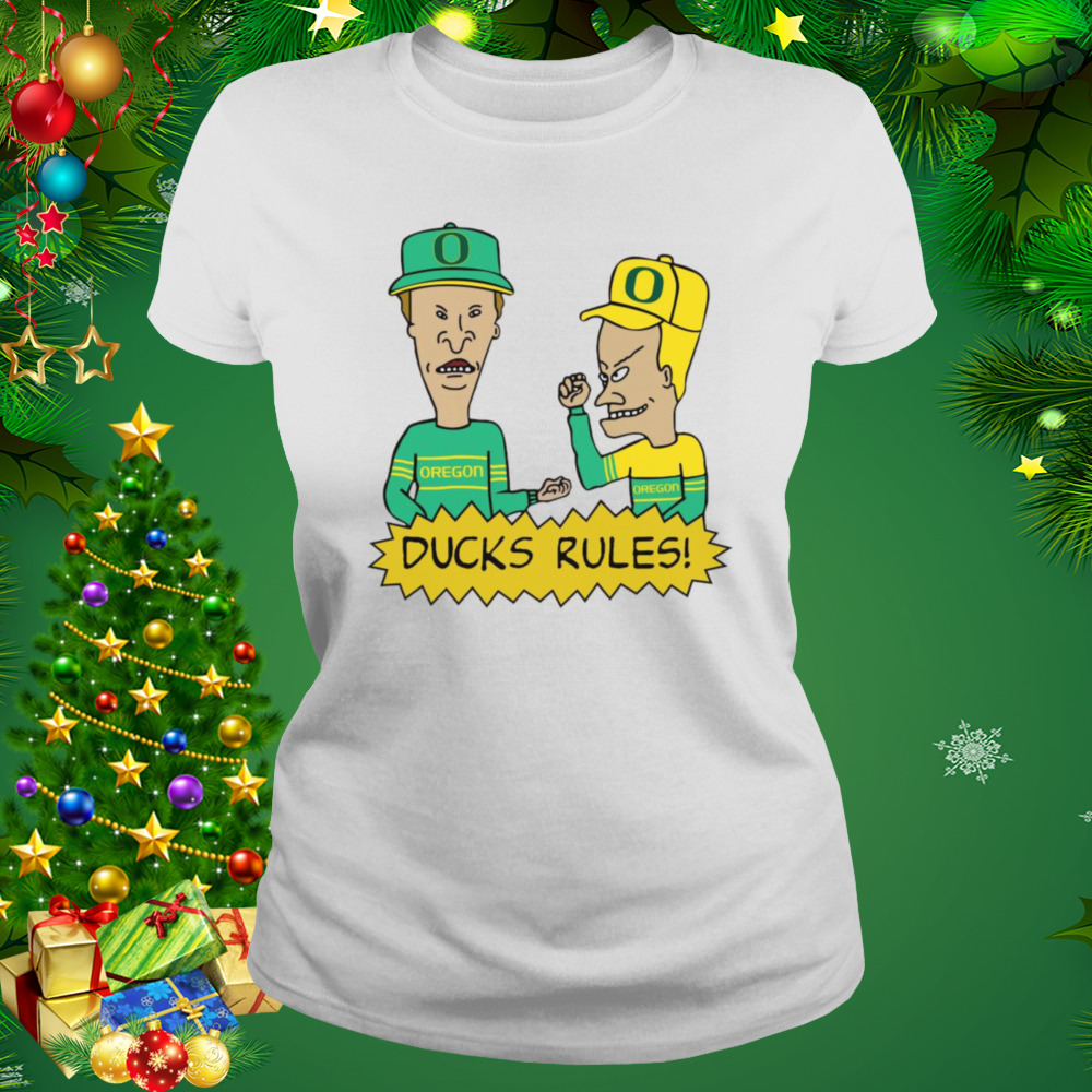 Beavis and Butt-Head Oregon Ducks Rules NCAA Shirt 2 Women's shirt