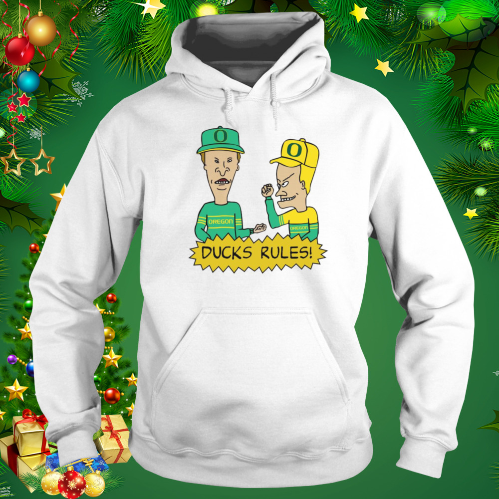 Beavis and Butt-Head Oregon Ducks Rules NCAA Shirt 5 Hoodie shirt
