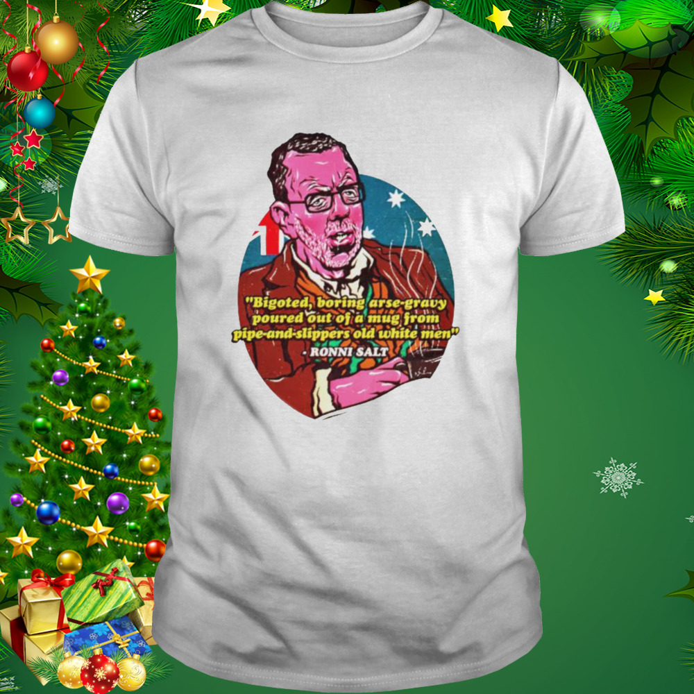Bigoted boring arse-gravy poured out of a mug from shirt 1 Unisex shirt
