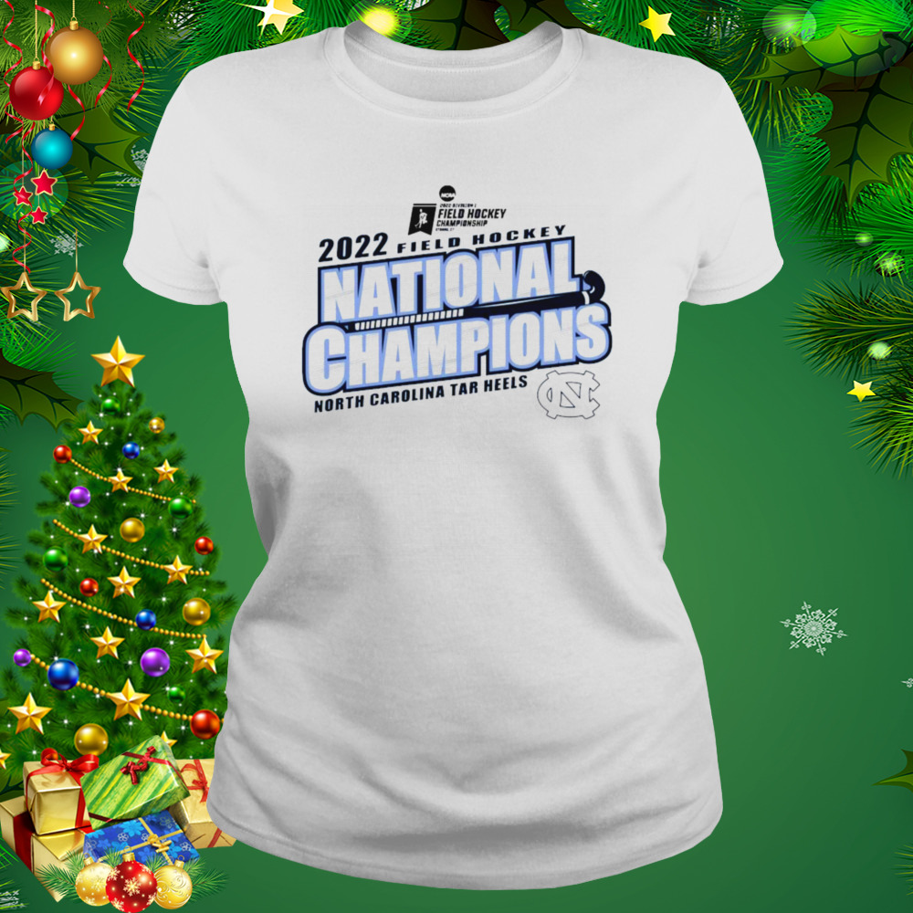 Carolina blue north Carolina tar heels 2022 ncaa field hockey national champions shirt 2 Women's shirt