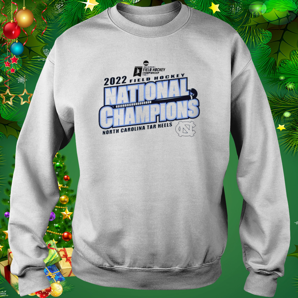 Carolina blue north Carolina tar heels 2022 ncaa field hockey national champions shirt 4 Sweat shirt