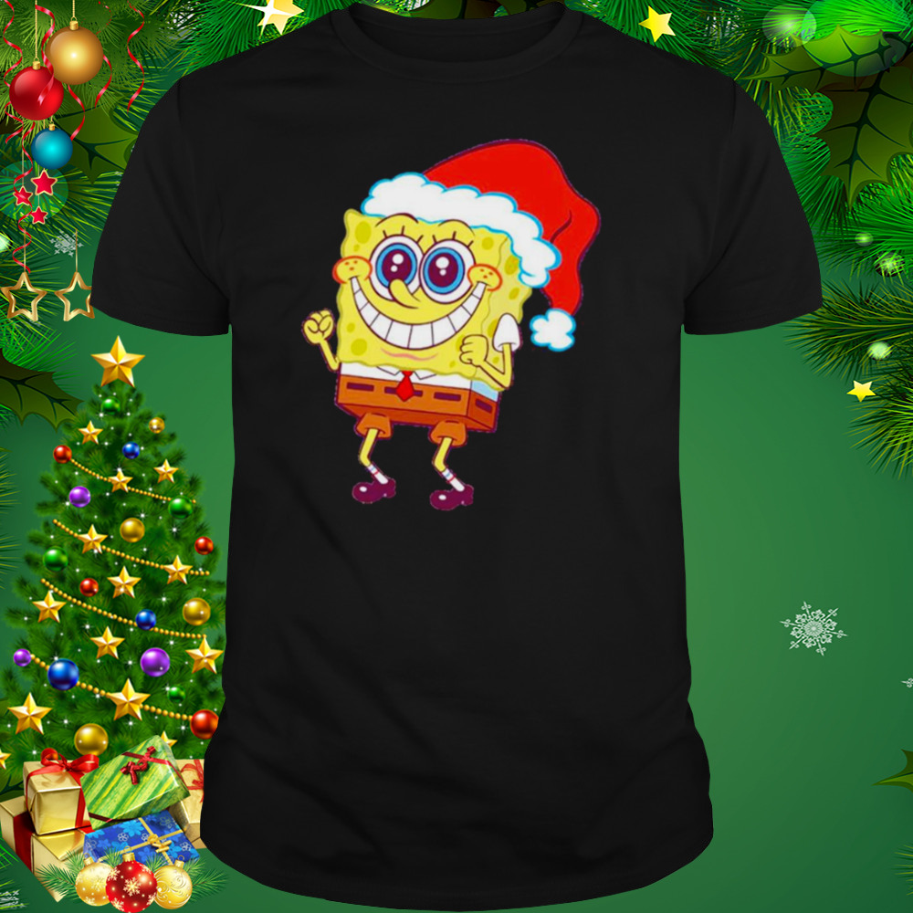 Christmas Spongebob cartoon funny holiday t-shirt 1 Unisex tshirt