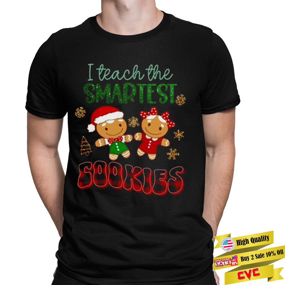 Christmas Teacher Gingerbread Cookies, Teacher Appreciation T-Shirt 1 Unisex Tee