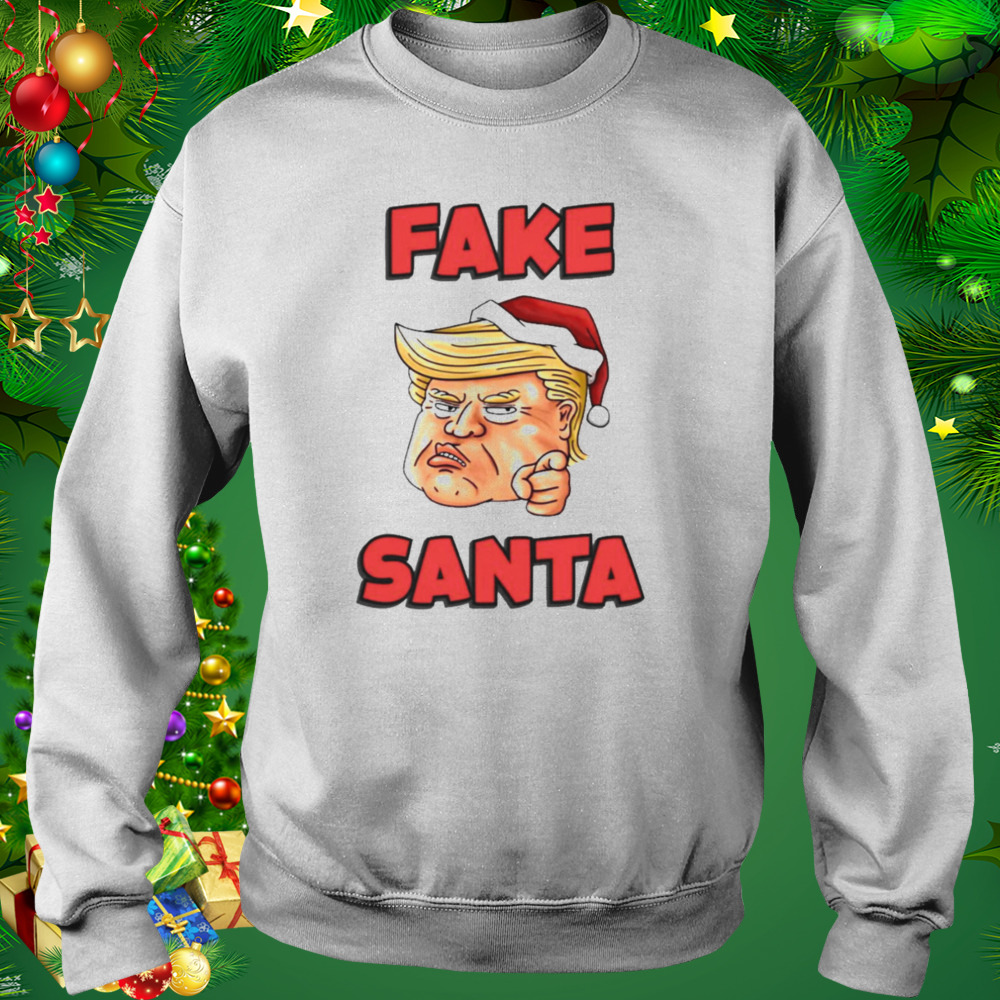 Christmas Trump fake santa t-shirt 4 Sweat shirt