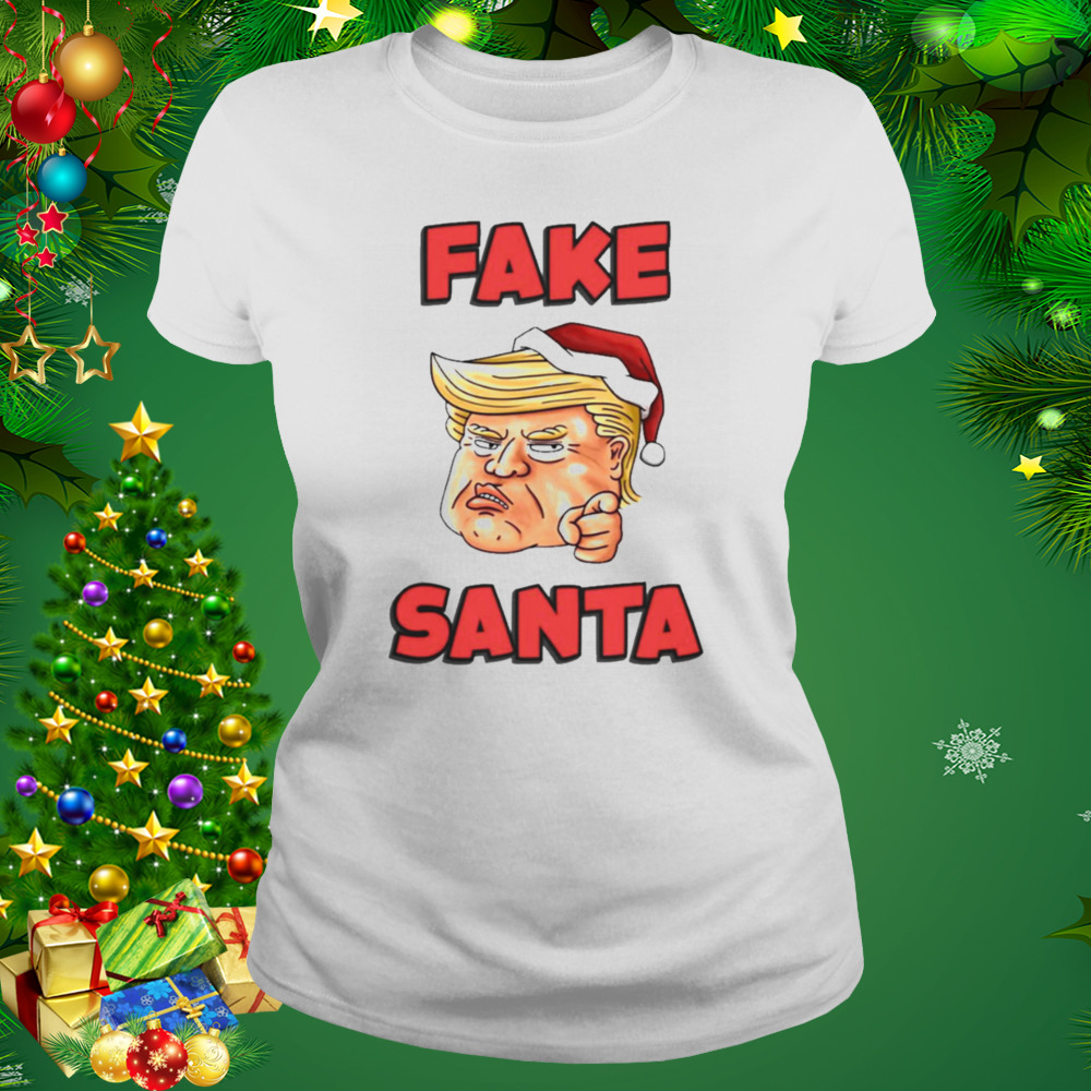 Christmas Trump fake santa t-shirt 2 Women's shirt