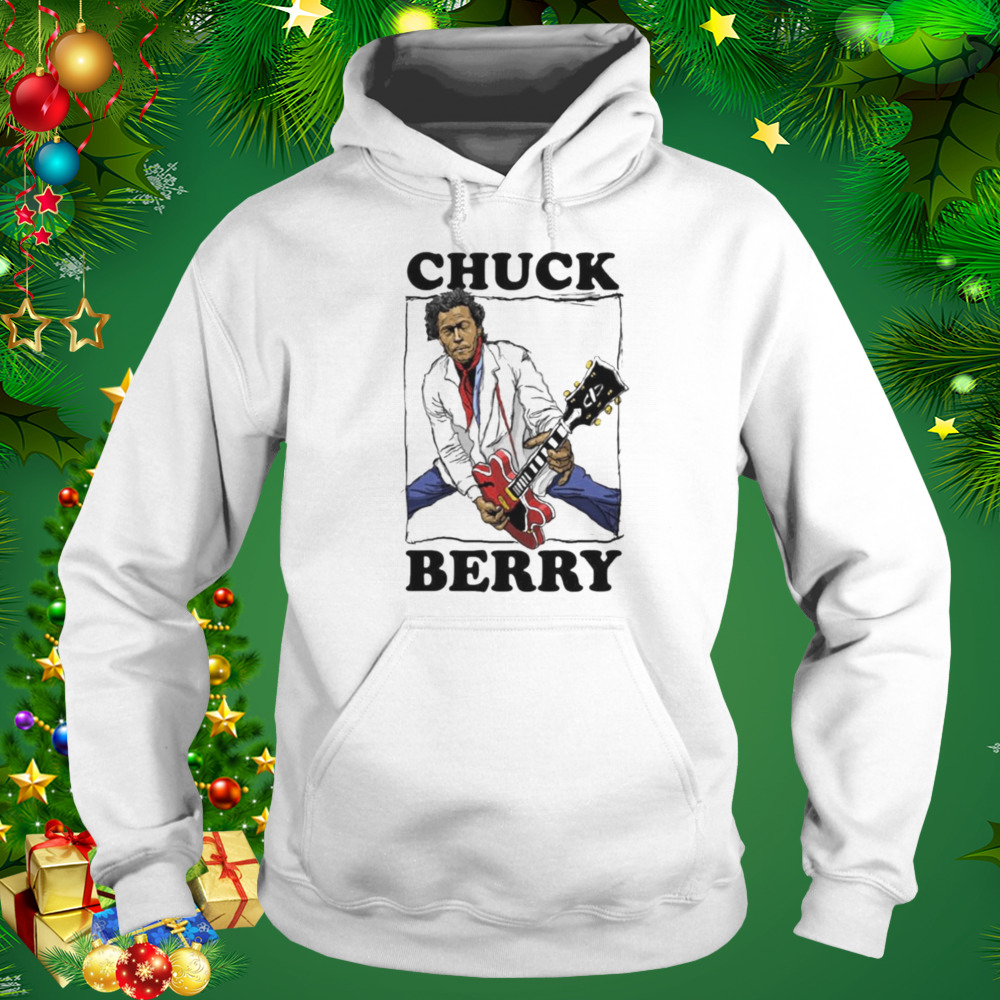Chuck Berry jazz musician hand drawing t-shirt 5 Hoodie shirt