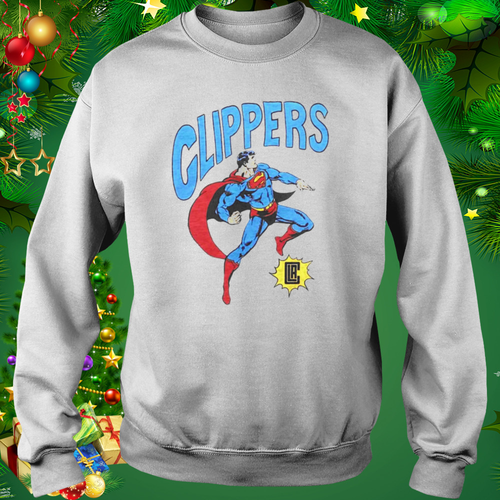 DC Comics Superman x Los Angeles Clippers shirt 4 Sweat shirt