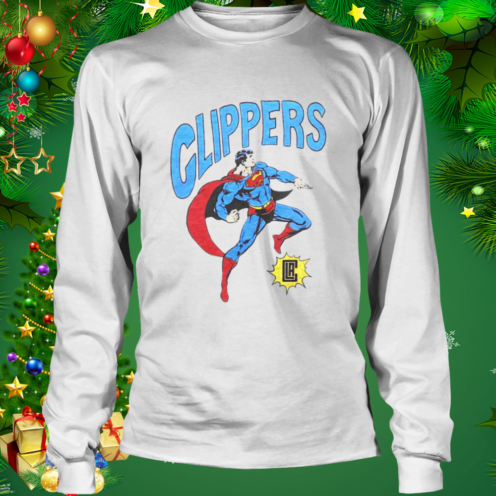 DC Comics Superman x Los Angeles Clippers shirt 3 Longsleeve shirt