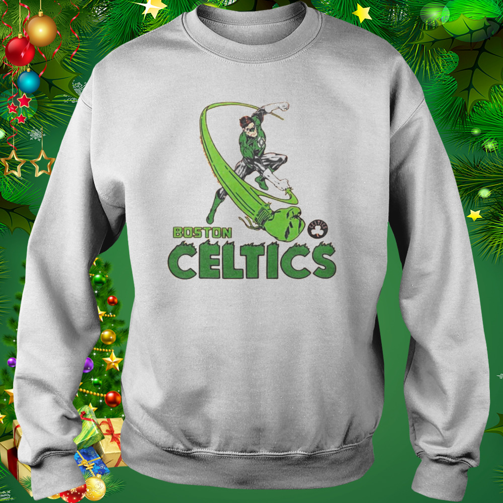 DC Comics The Green Lantern x Boston Celtics shirt 4 Sweat shirt