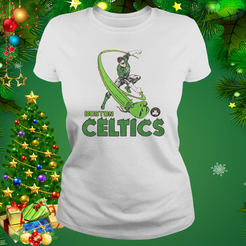 DC Comics The Green Lantern x Boston Celtics shirt 2 Women's shirt