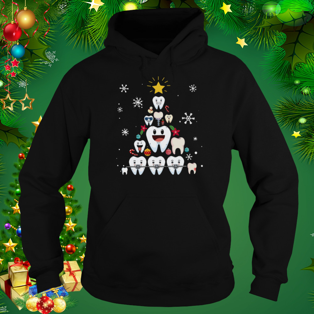 Dental Merry Christmas Tree shirt 5 Hoodie tshirt
