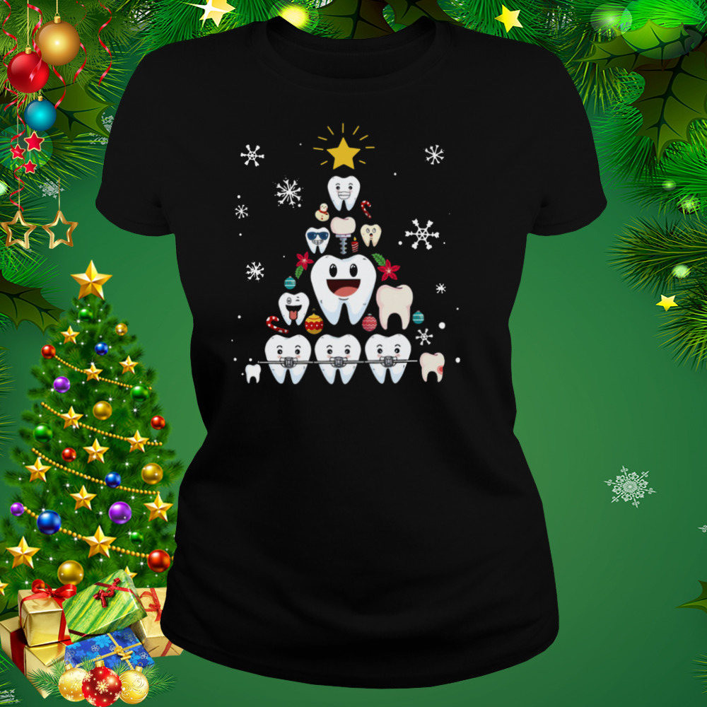 Dental Merry Christmas Tree shirt 2 Women's tshirt
