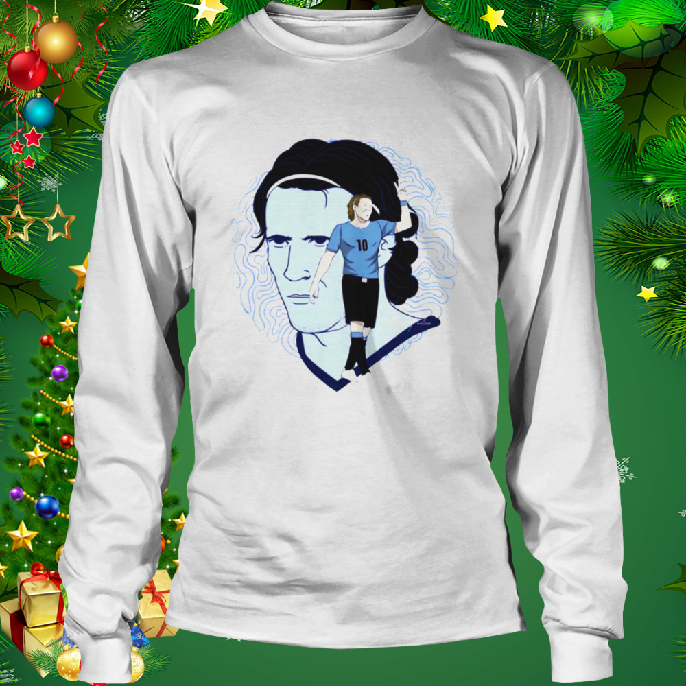 Diego Forlan aesthetic design portrait Football t-shirt 3 Longsleeve shirt