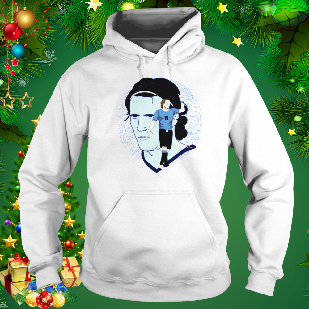 Diego Forlan aesthetic design portrait Football t-shirt 5 Hoodie shirt