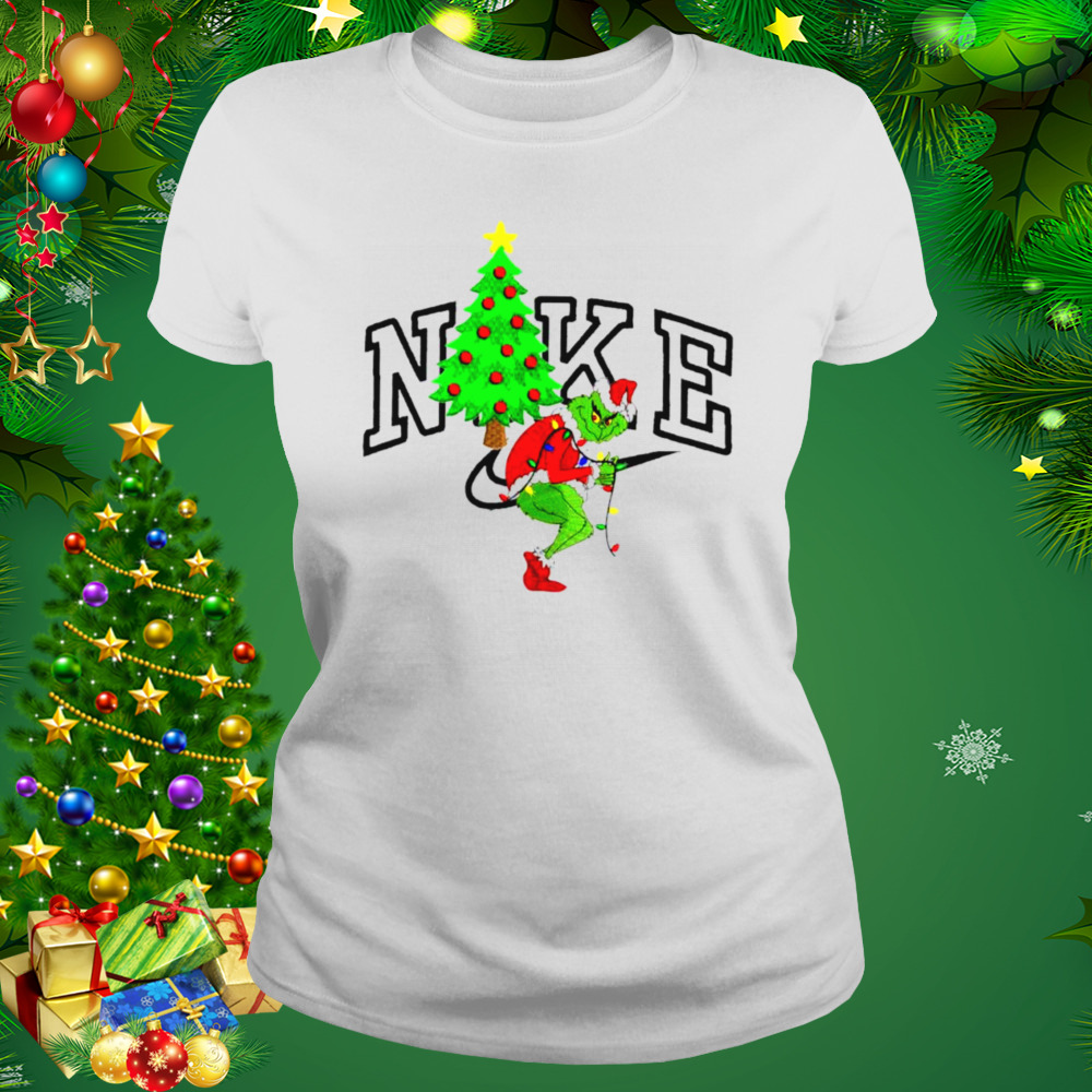 Grinch Nike Christmas shirt 2 Women's shirt