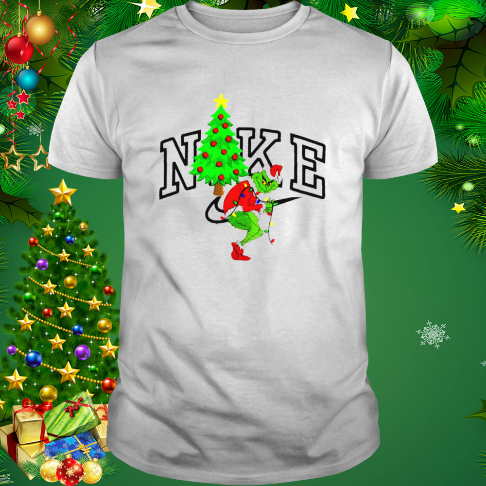 Grinch Nike Christmas shirt 1 Unisex shirt