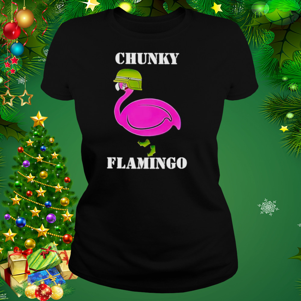 Gymlifeanimal Chunky Flamingo shirt 2 Women's tshirt