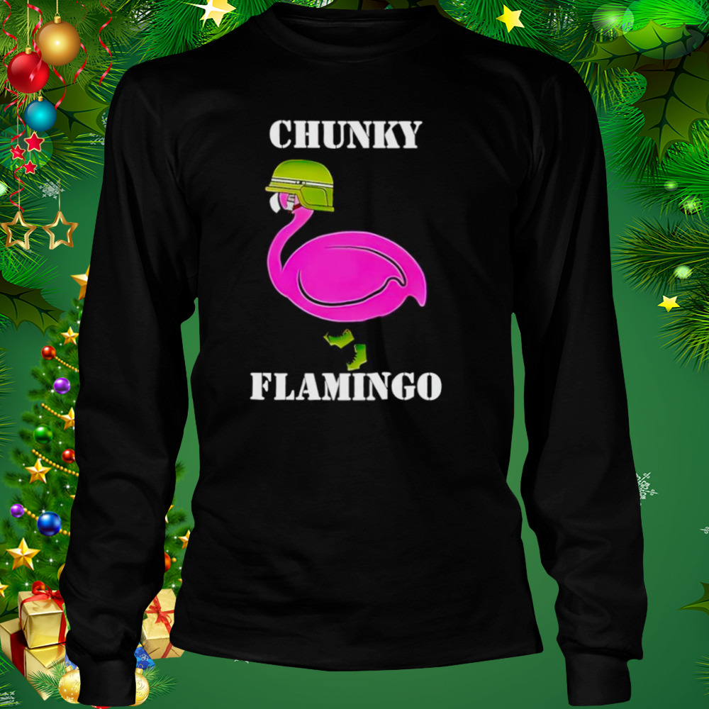 Gymlifeanimal Chunky Flamingo shirt 3 Longsleeve tshirt