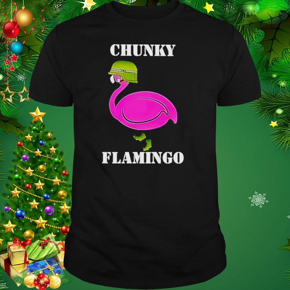 Gymlifeanimal Chunky Flamingo shirt 1 Unisex tshirt