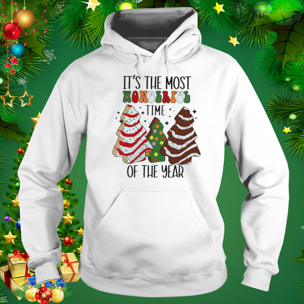 It’s The Most Wonderful Time Of The Year Christmas Tree Cake shirt 5 Hoodie shirt