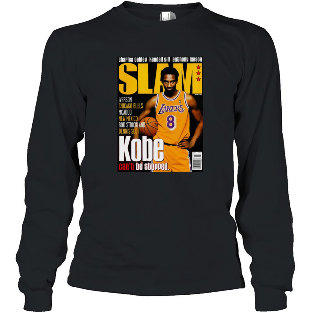 Awesome Kobe Bryant Slam Magazine 1998 can't be stopped shirt