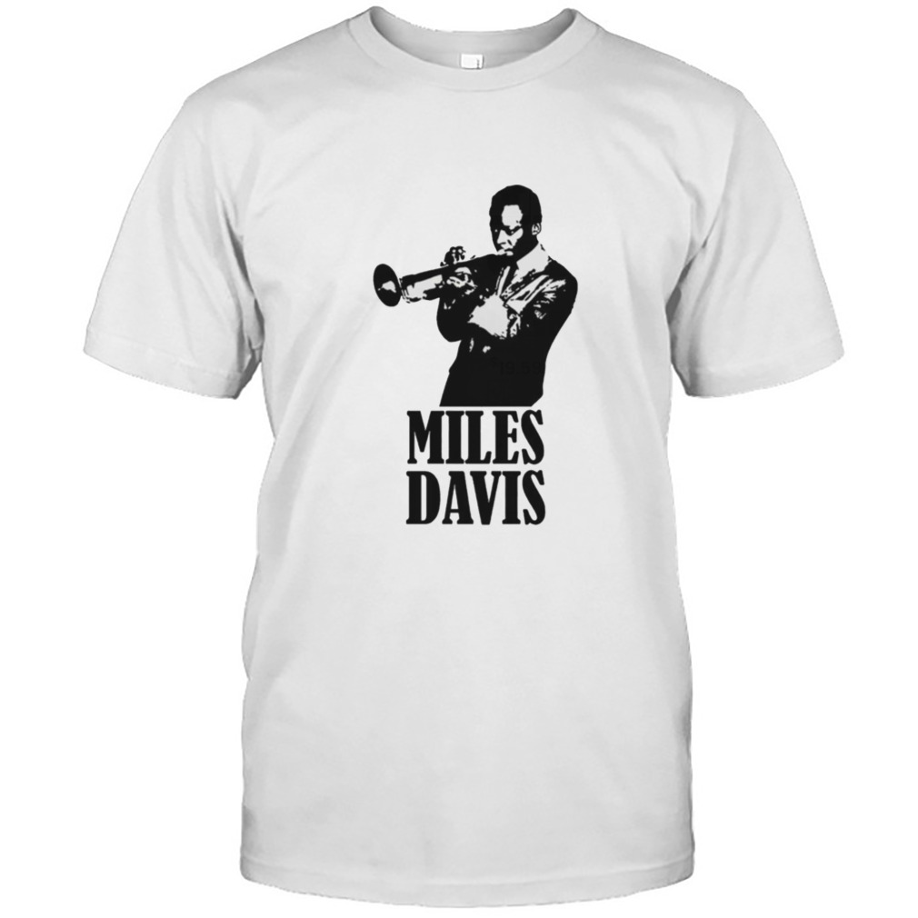 Logo Decal Black Design Miles Davis shirt