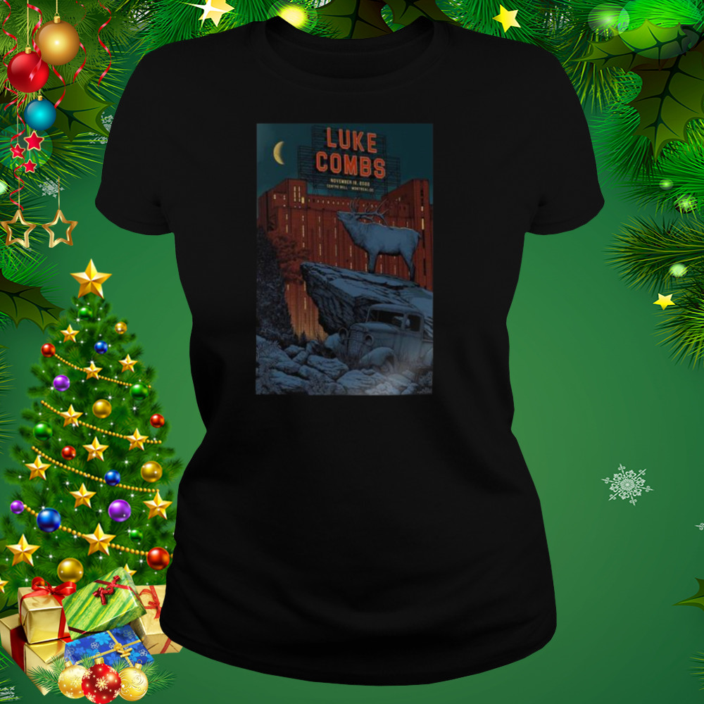 Luke combs montreal qc nov 18th 2022 centre bell qc shirt 2 Women's tshirt