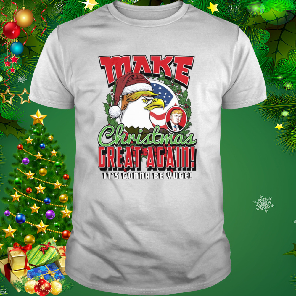 Make Christmas Great Again Xmas Eagle Trump Icon shirt 1 Unisex shirt