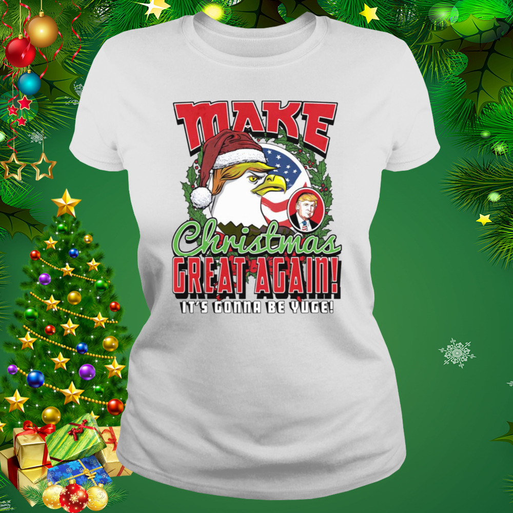 Make Christmas Great Again Xmas Eagle Trump Icon shirt 2 Women's shirt