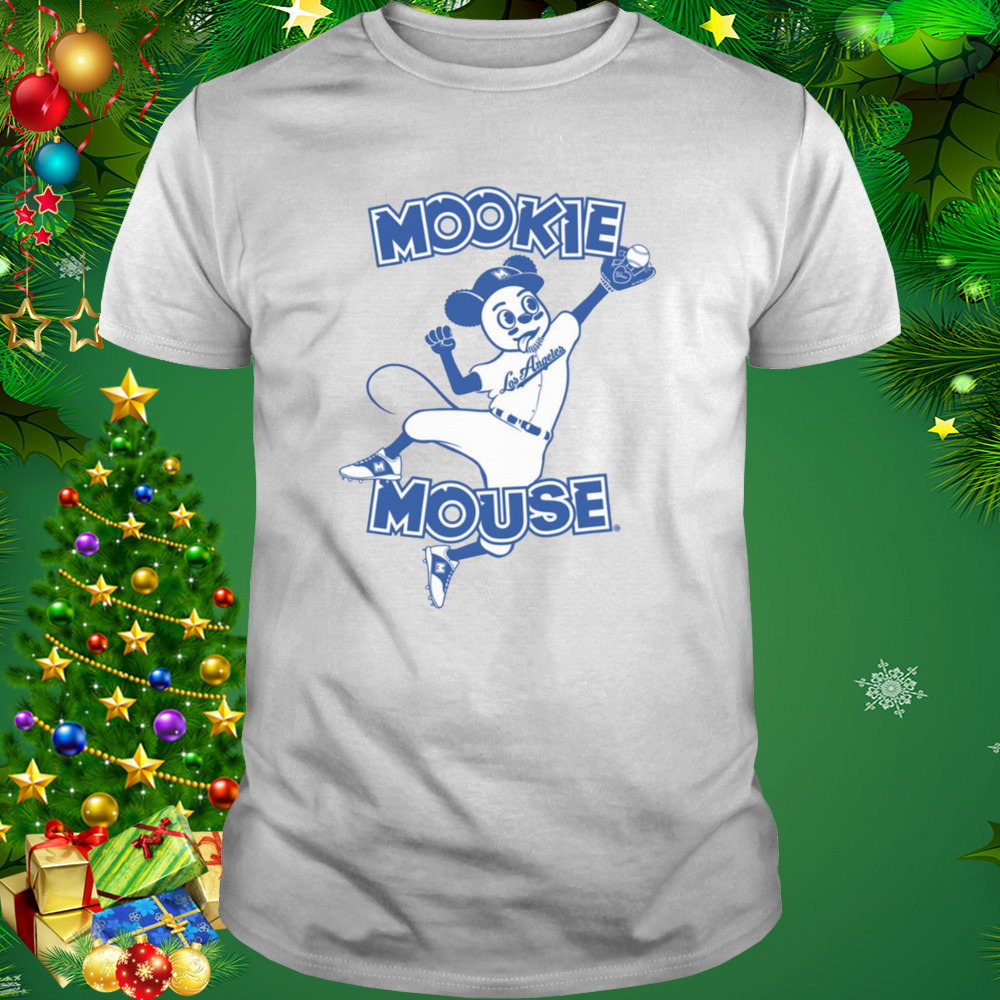 Mookie Mouse Fly Catch Baseball Blue Dodgers Baseball shirt 1 Unisex shirt