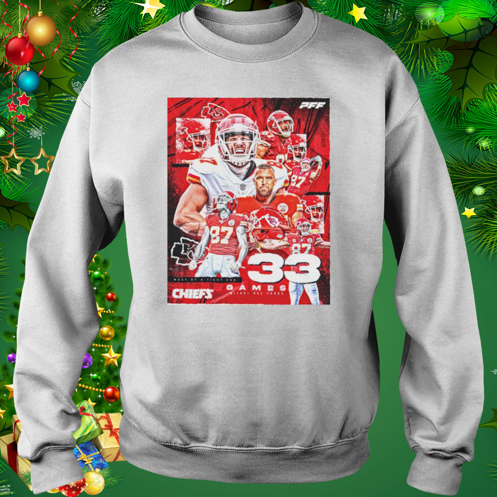 Most By Tight End Chiefs 33 Games shirt 4 Sweat shirt