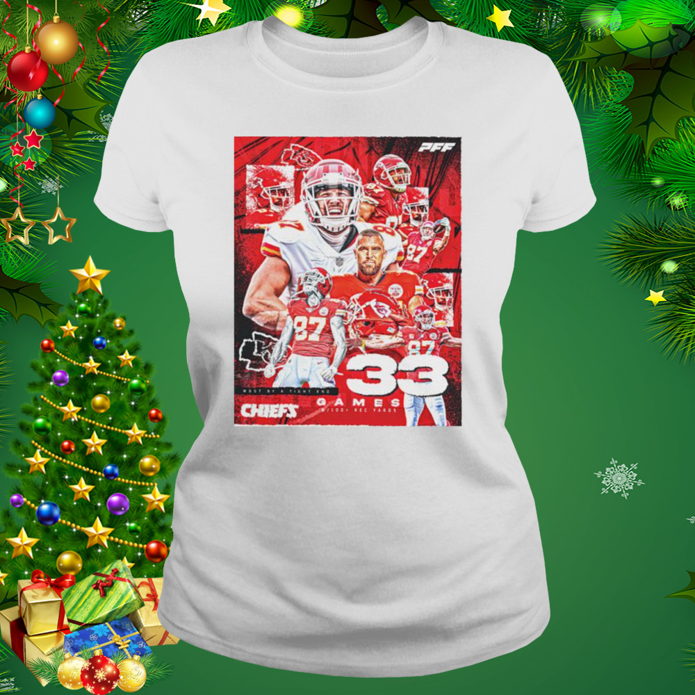 Most By Tight End Chiefs 33 Games shirt 2 Women's shirt