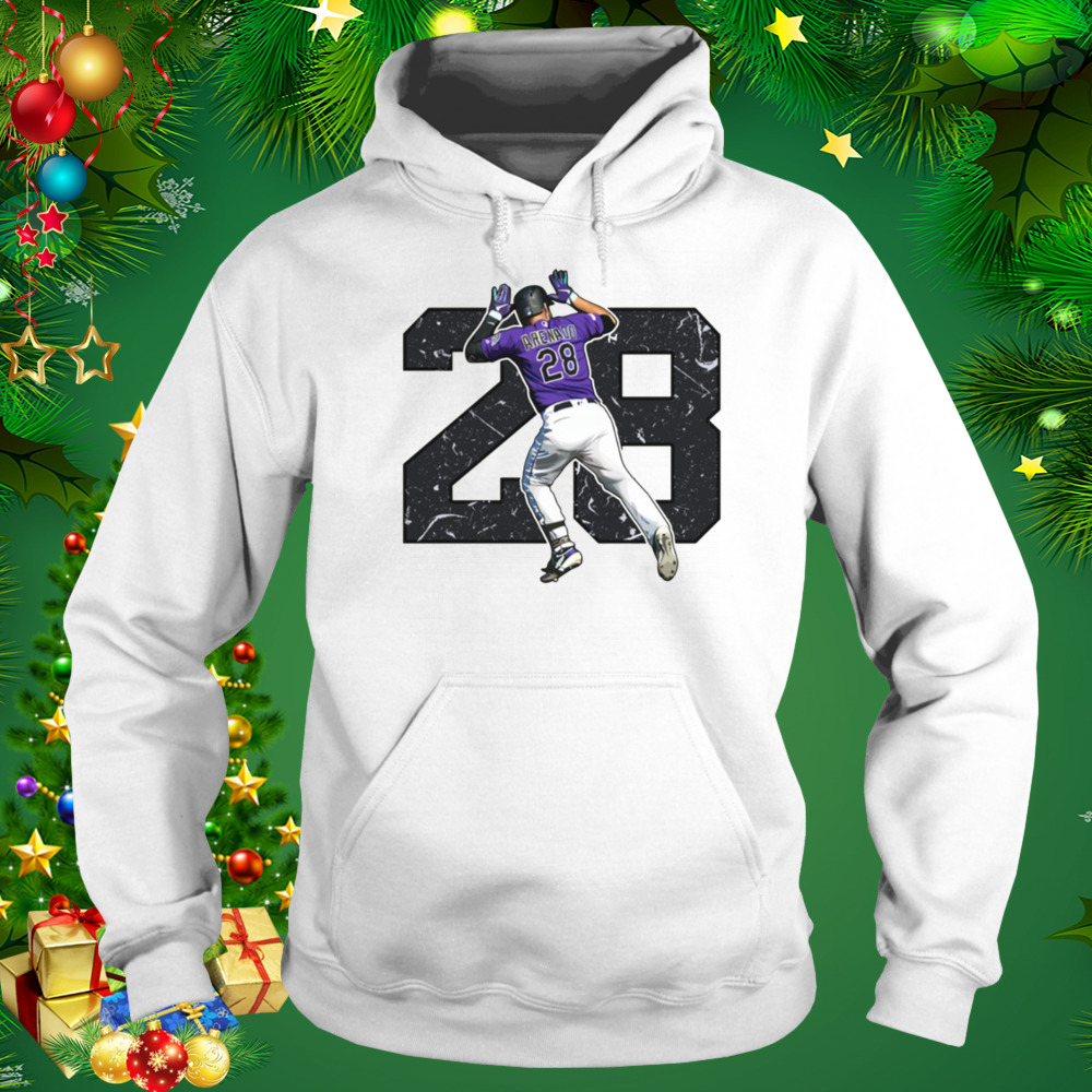 Nolan Arenado With 28 Numbers shirt 5 Hoodie shirt