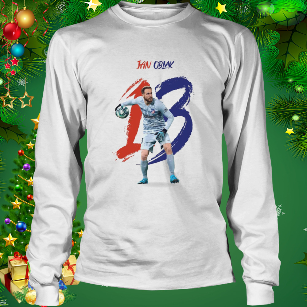 Number 13 Ilustration Jan Oblak shirt 3 Longsleeve shirt