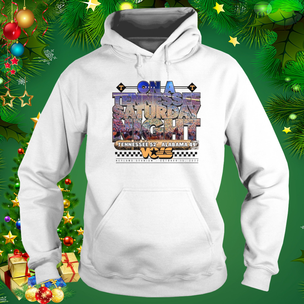 On A Tennessee Saturday Night Victory Shirt 5 Hoodie shirt